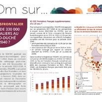 [Publication #transfrontalier] Zoom sur... Près de 330 000 frontaliers au Grand-Duché en 2040 ?