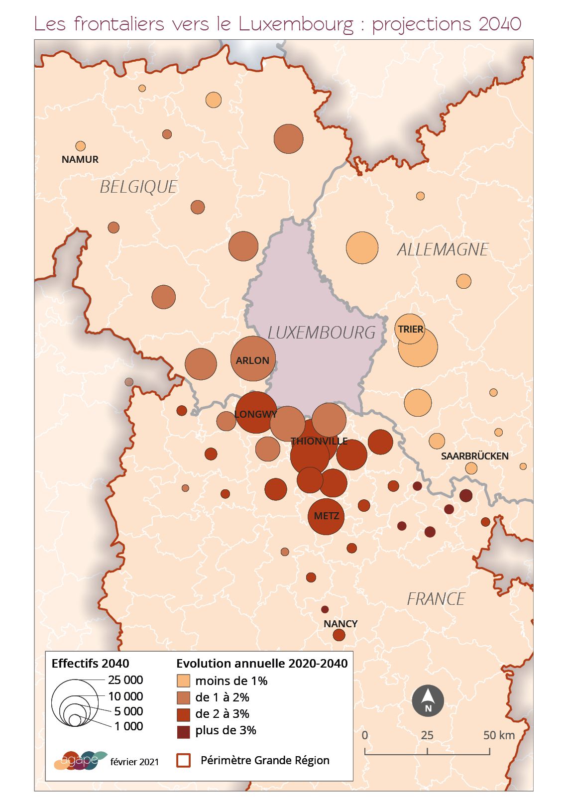 [Publication #transfrontalier] Zoom sur... 300 000 frontaliers en 2040 ?
