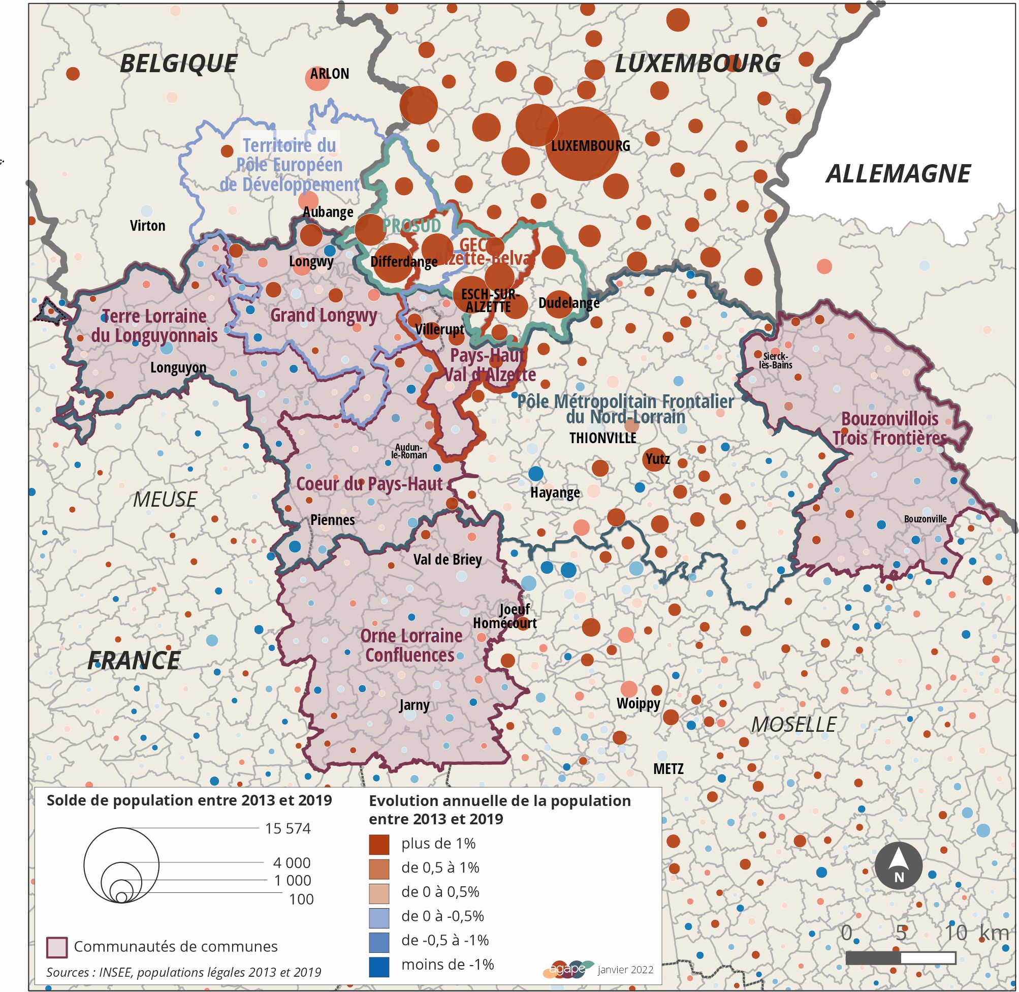 [Publication #démographie] +8 000 habitants en 10 ans sur le territoire de l'AGAPE