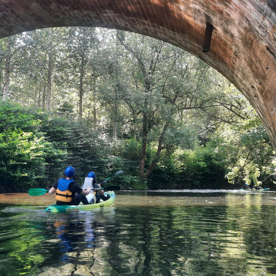 En kayak sur la Chiers
