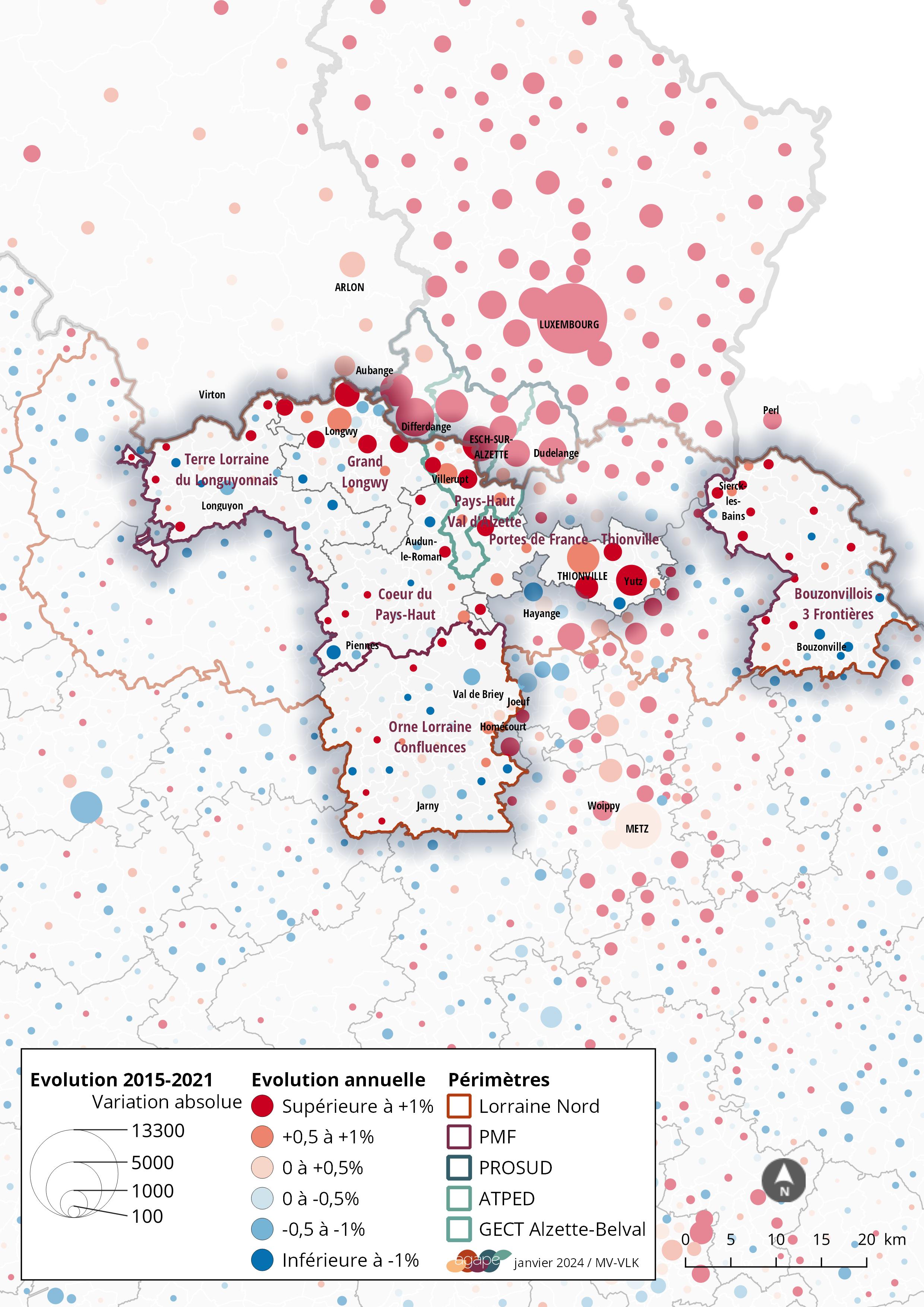 [Zoom sur #population] +18 000 habitants en Lorraine Nord en 10 ans