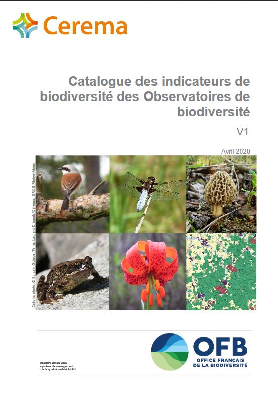 L'AGAPE participe au Catalogue des indicateurs des Observatoires de biodiversité